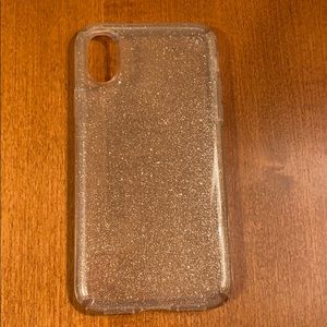iPhone X Speck glitter case